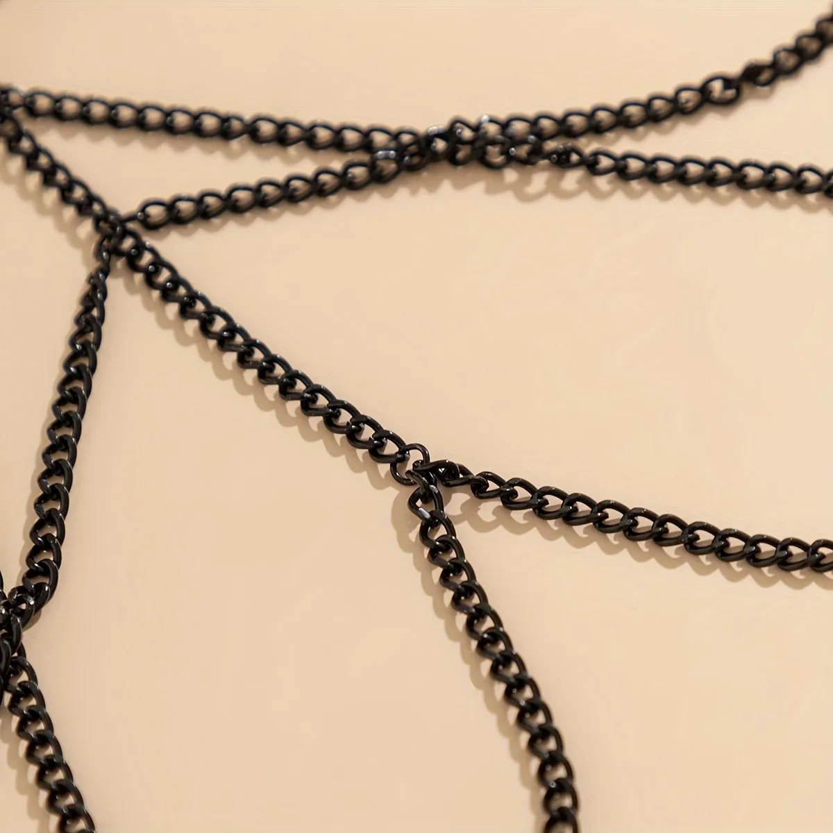 Sexy Multi-layer Tassel Elastic Leg Chain - Punk Style Body Chain Jewelry