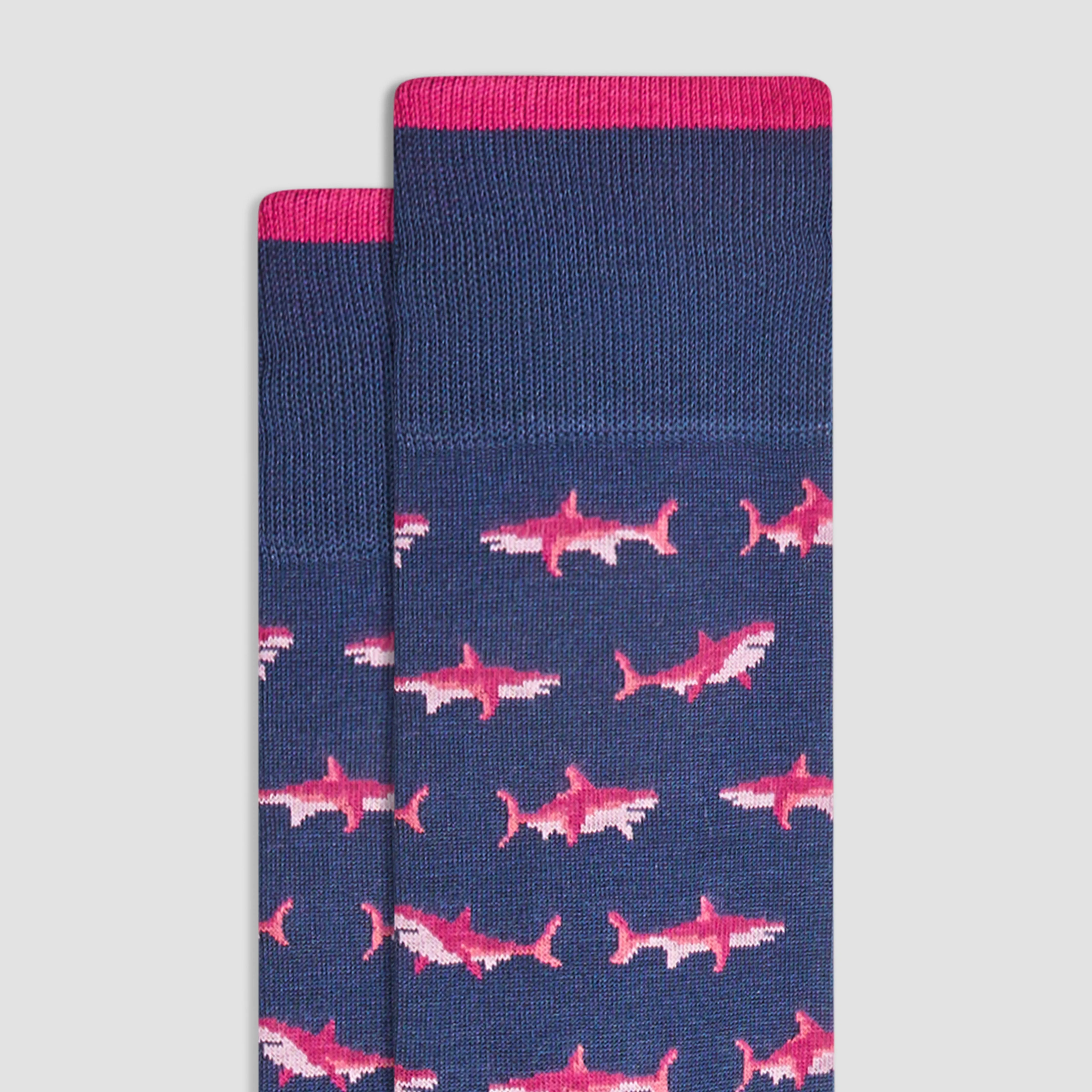 Sharks Mid-Calf Socks