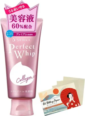 Shiseido -Senka Perfect whip Collagen facial cleanser 120ml
