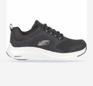 Skechers 150023 Vapor Foam Sneakers für Damen mit weiter Passform - Schwarz/Pink