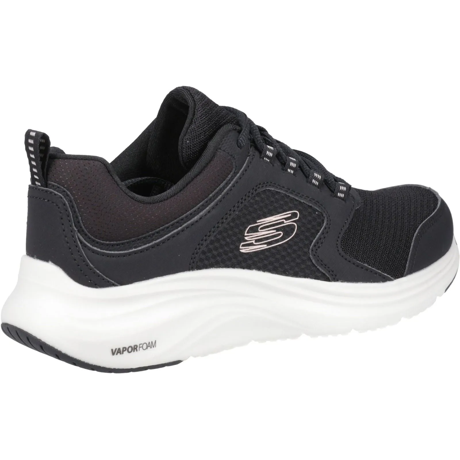 Skechers 150023 Vapor Foam Sneakers für Damen mit weiter Passform - Schwarz/Pink