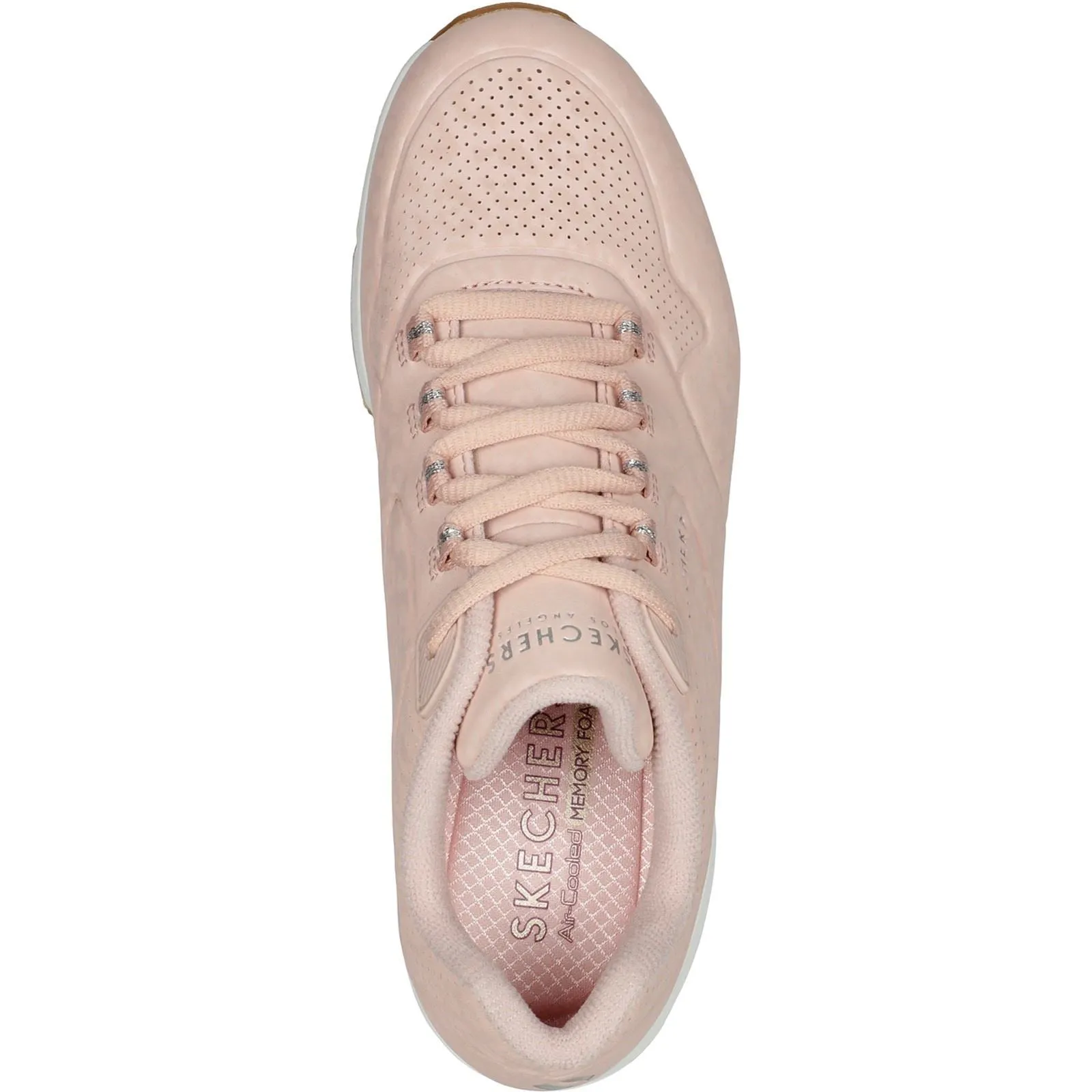 Skechers 155642 Uno 2 In Kat Neato Sneakers für Damen mit weiter Passform - Blush