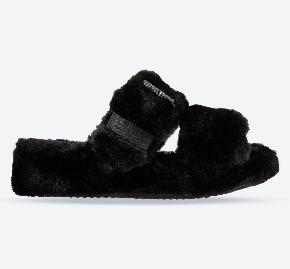 Skechers 167238 Cozy Wedge Hausschuhe für Damen mit weiter Passform