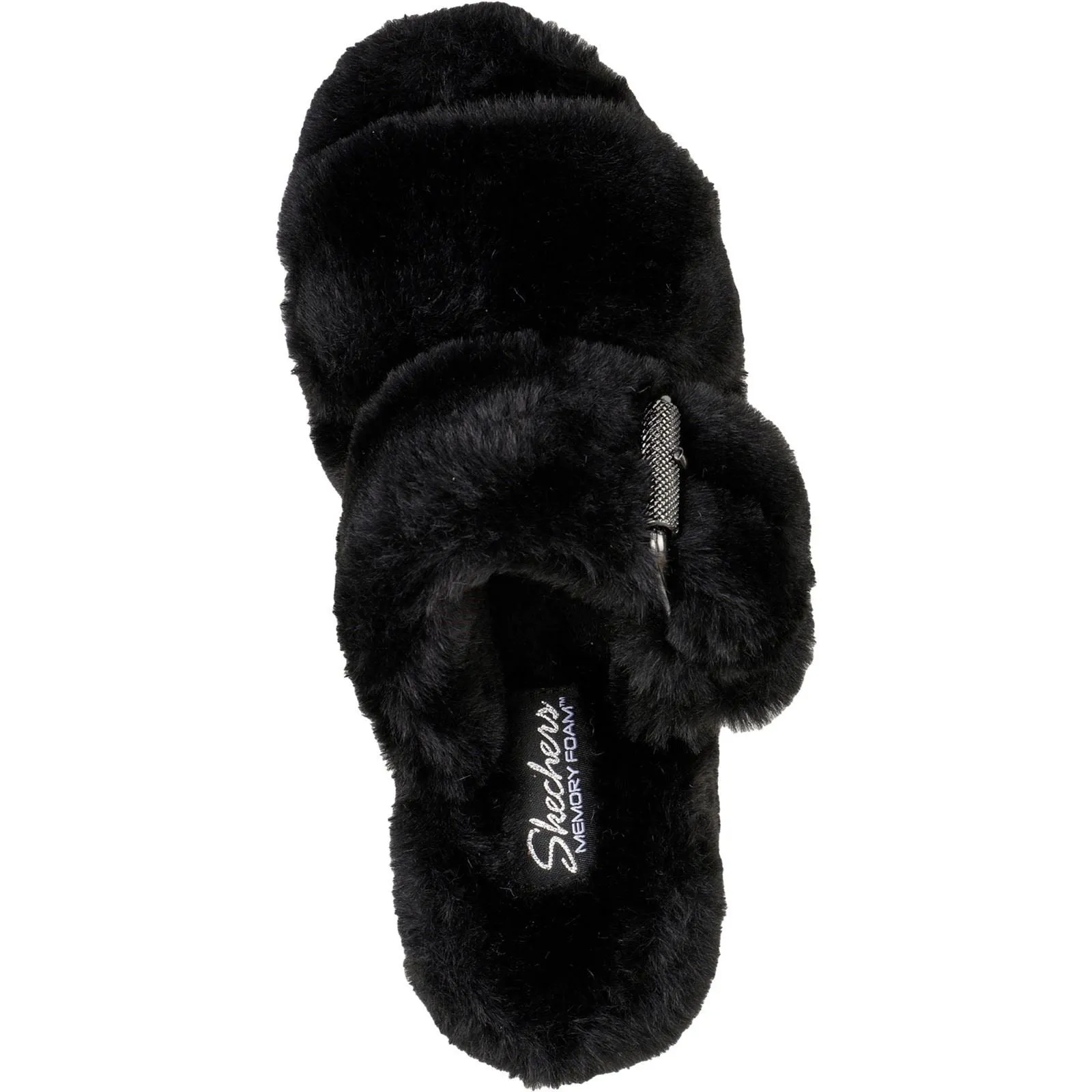 Skechers 167238 Cozy Wedge Hausschuhe für Damen mit weiter Passform