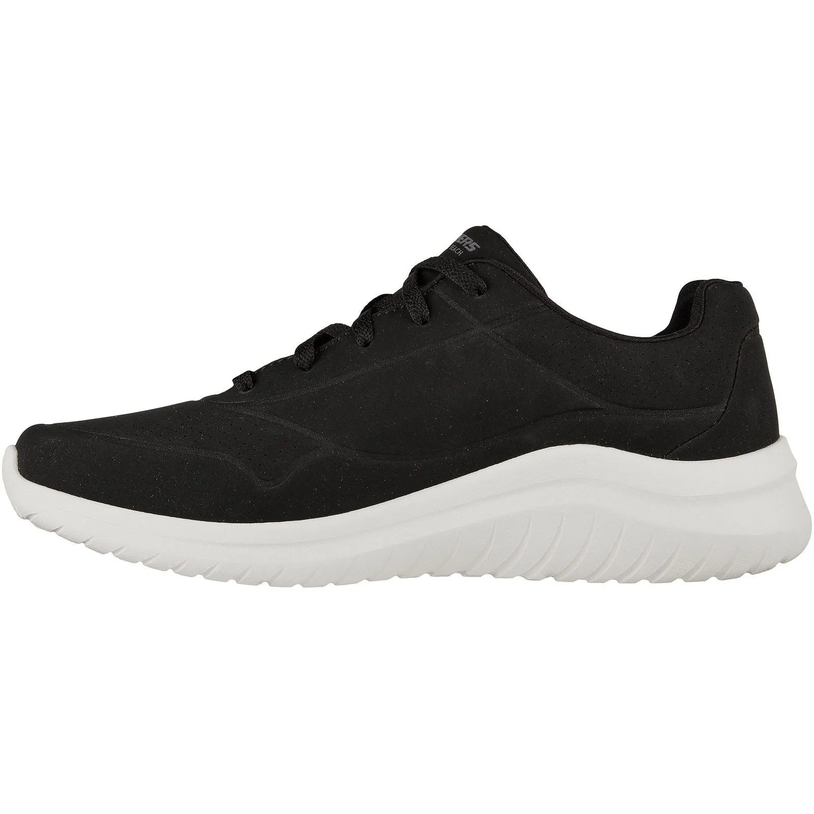 Skechers 232209 Ultra Flex 2.0 Vicinity Sneakers für Herren, weite Passform, Schwarz/Weiß