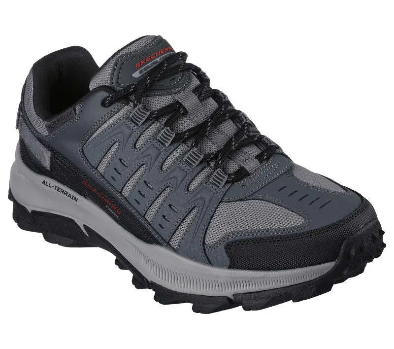 Skechers 237501 Equalizer 5.0 Trail-Solix Walking-Sneaker für Herren, weite Passform, Anthrazit/Schwarz