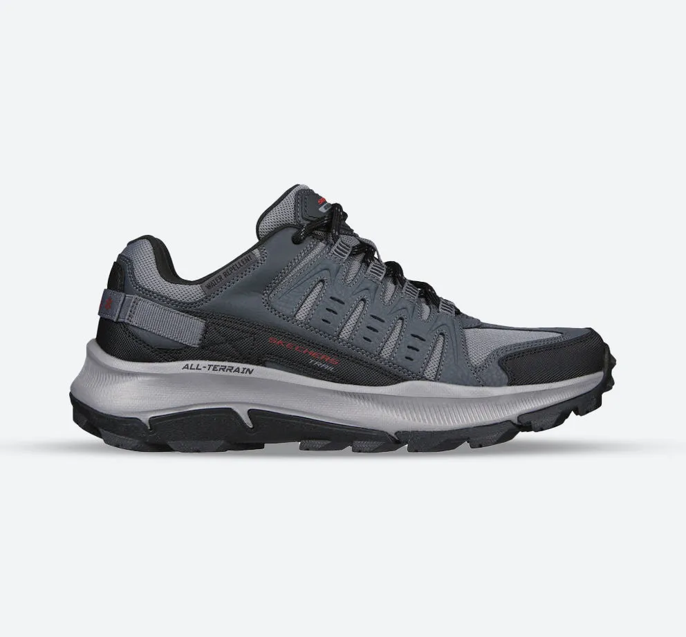 Skechers 237501 Equalizer 5.0 Trail-Solix Walking-Sneaker für Herren, weite Passform, Anthrazit/Schwarz