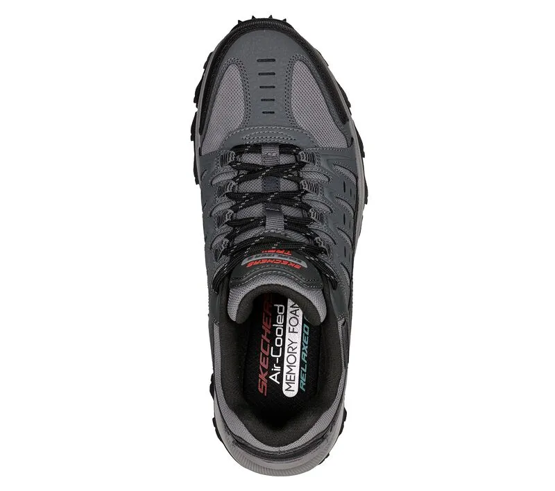 Skechers 237501 Equalizer 5.0 Trail-Solix Walking-Sneaker für Herren, weite Passform, Anthrazit/Schwarz