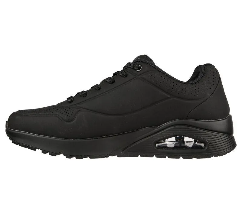 Skechers 52458 Uno - Stand On Air Walking-Sneaker für Herren in weiter Passform