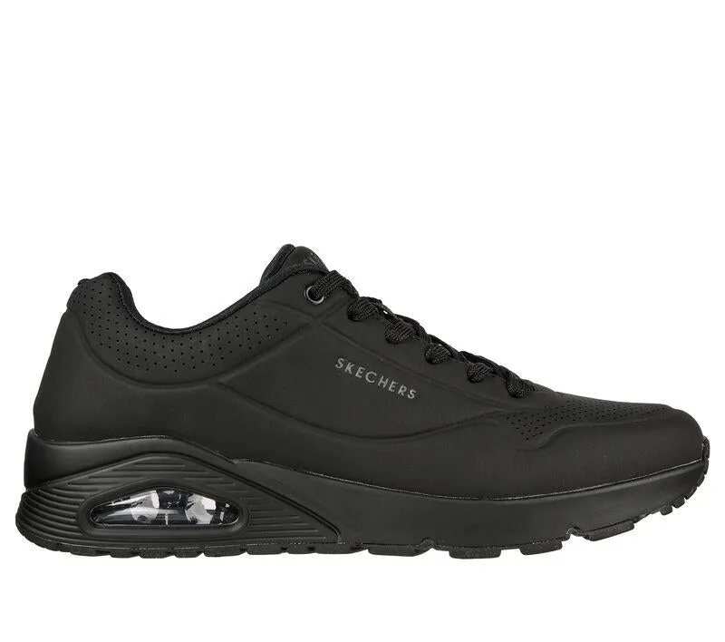 Skechers 52458 Uno - Stand On Air Walking-Sneaker für Herren in weiter Passform