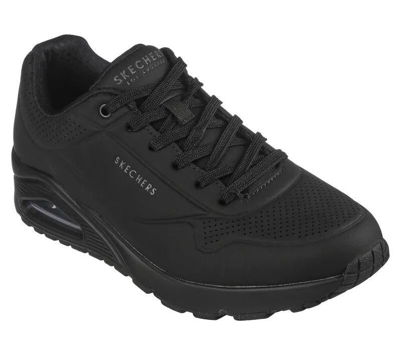 Skechers 52458 Uno - Stand On Air Walking-Sneaker für Herren in weiter Passform