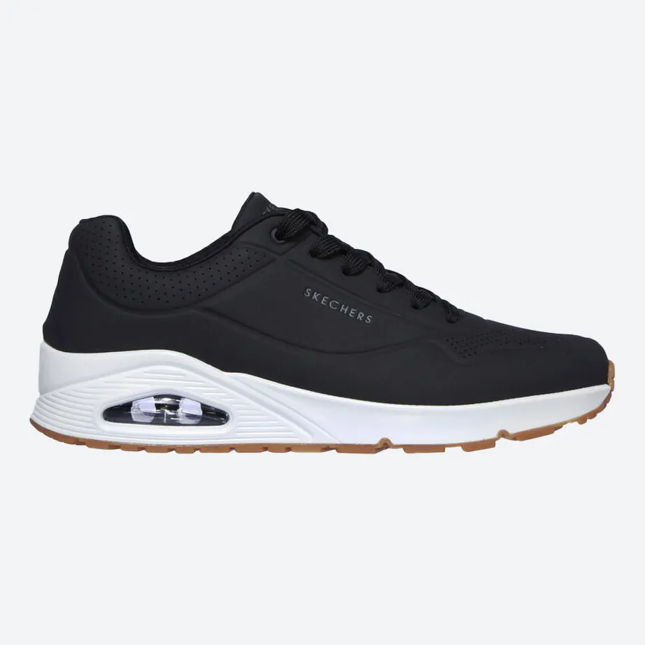 Skechers 52458 Uno - Stand On Air Walking-Sneaker für Herren in weiter Passform