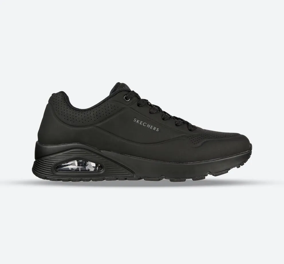 Skechers 52458 Uno - Stand On Air Walking-Sneaker für Herren in weiter Passform