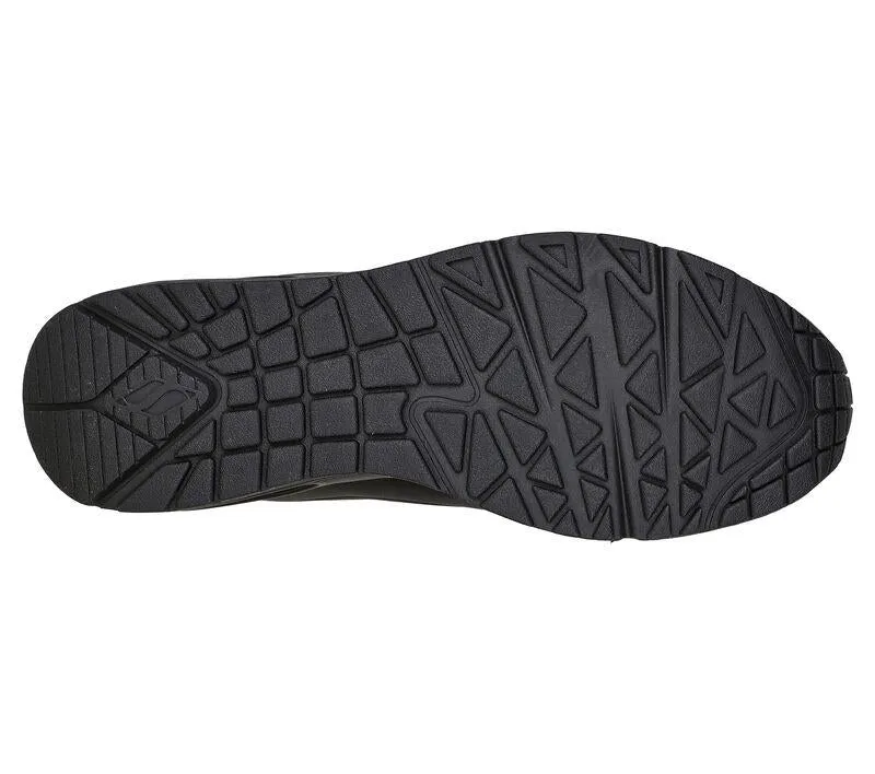 Skechers 52458 Uno - Stand On Air Walking-Sneaker für Herren in weiter Passform