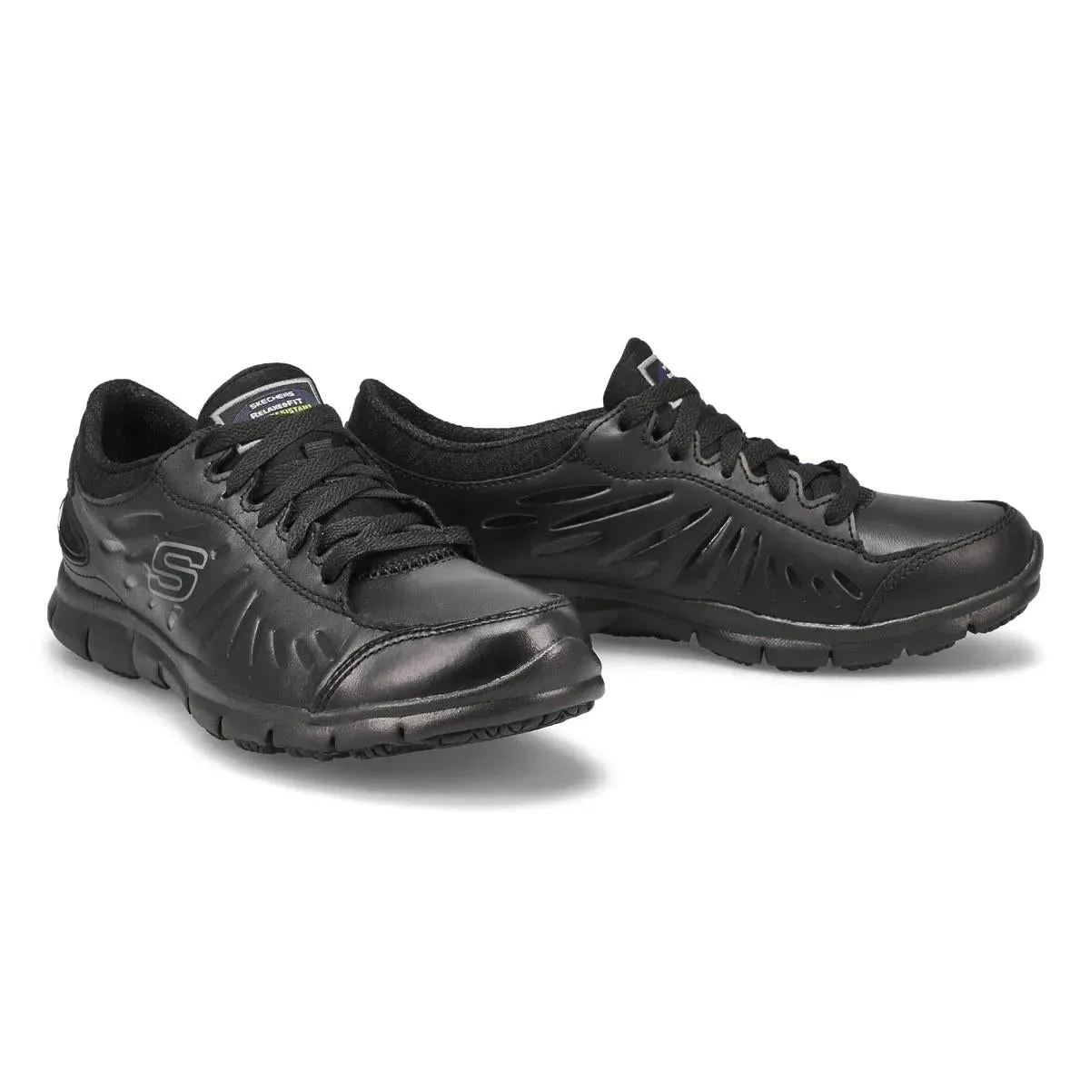 Skechers 76551EC Eldred Berufs-Sneaker für Damen mit weiter Passform