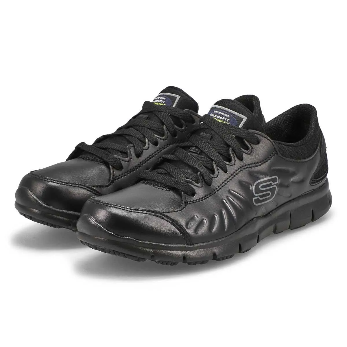 Skechers 76551EC Eldred Berufs-Sneaker für Damen mit weiter Passform
