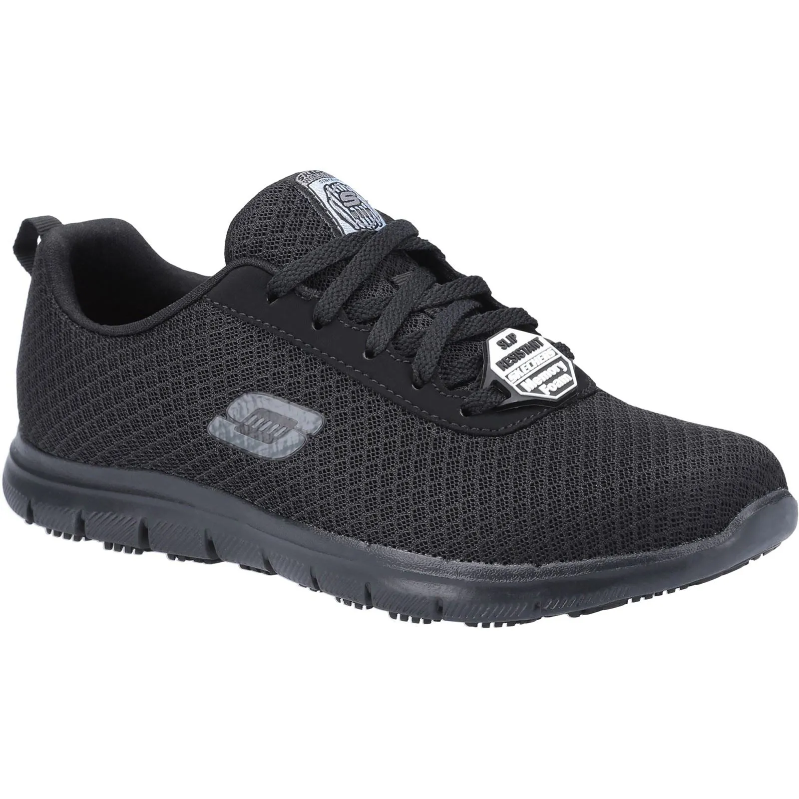 Skechers 77210EC Genter Bronaugh SR Berufs-Sneaker für Damen mit weiter Passform