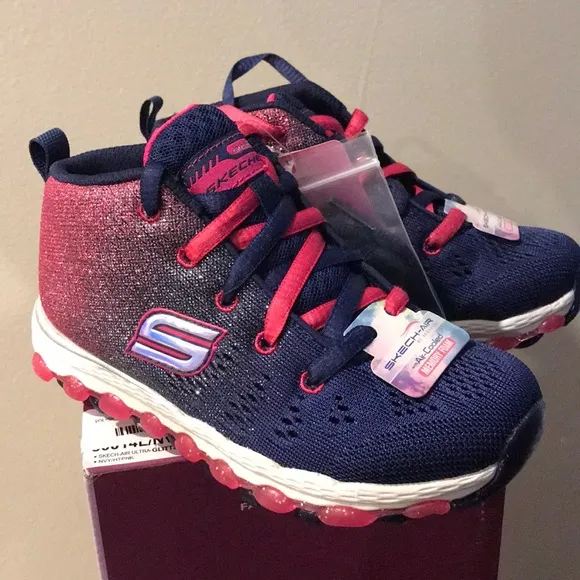 Skechers Air Ultra Girls Glitterama Sneakers