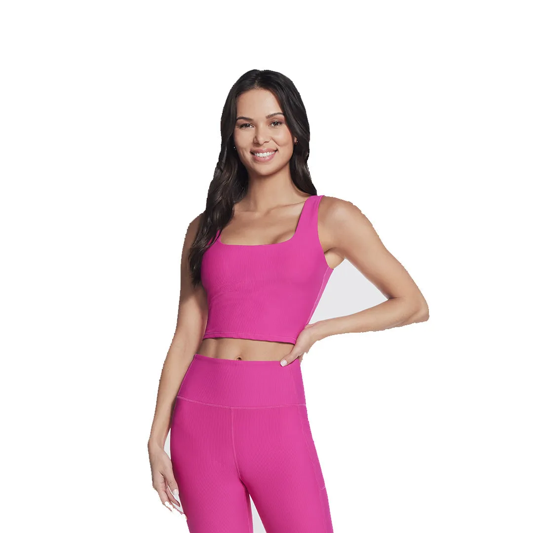 Skechers Women GO FLEX RIB Longline Bra | BR1PNK