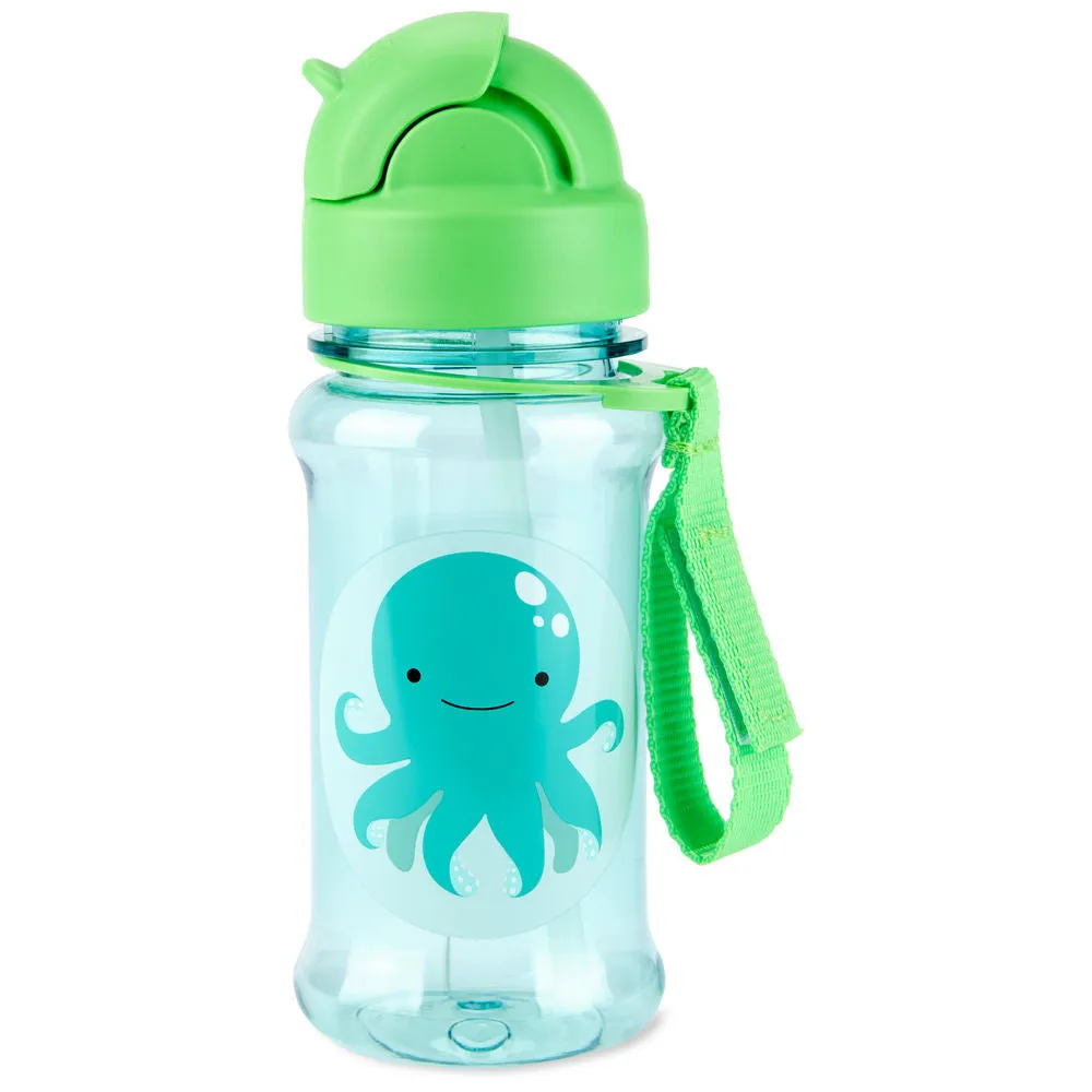 Skip Hop Zoo Tritan Renew Straw Bottle - Octopus