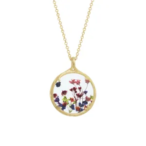 Small Multi Baby's Breath Gold Necklace