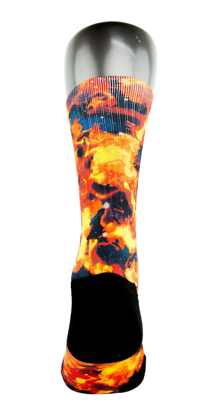 Solar Flares CES Custom Socks