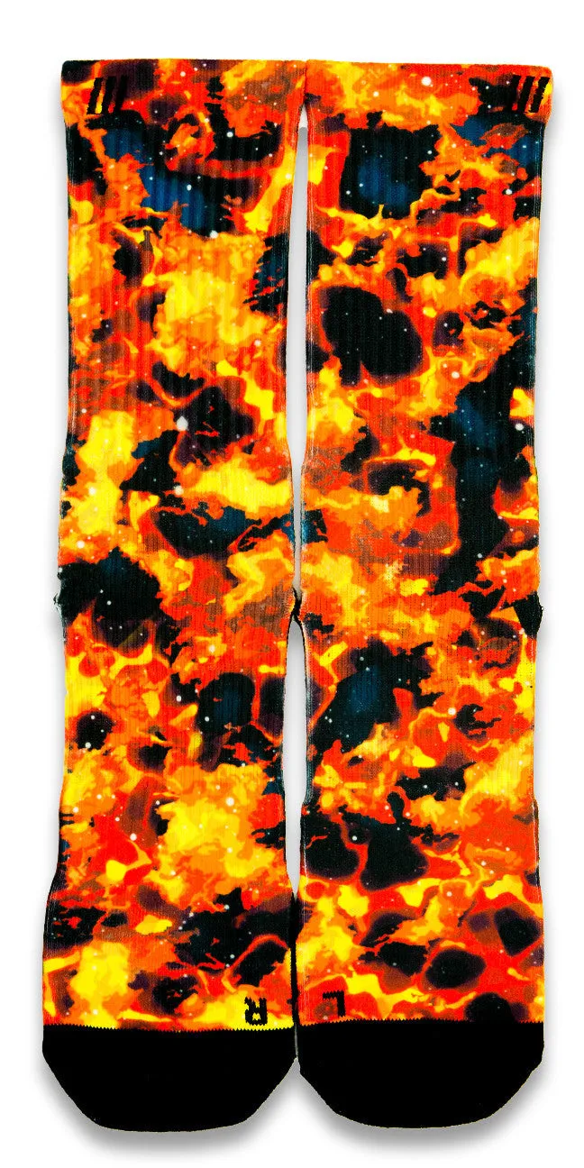 Solar Flares CES Custom Socks