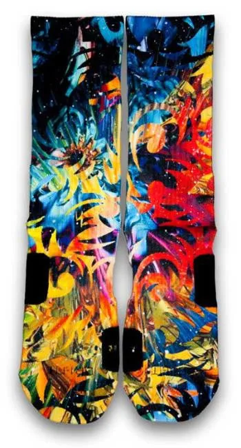 Solar Flares Custom Elite Socks