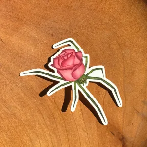 Spider Rose Sticker