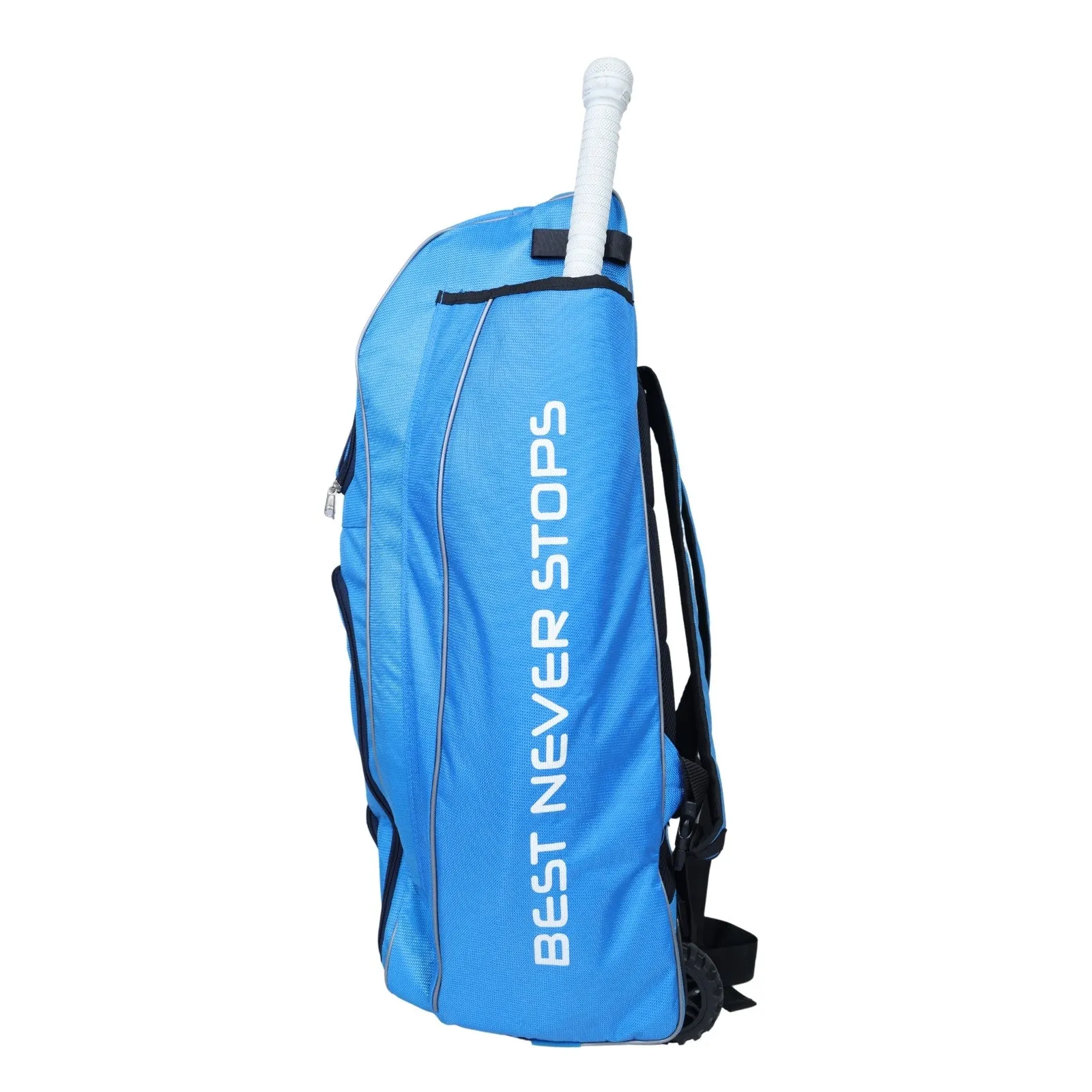 SS Force Cricket Duffle Kit Bag Sky Blue with Wheels