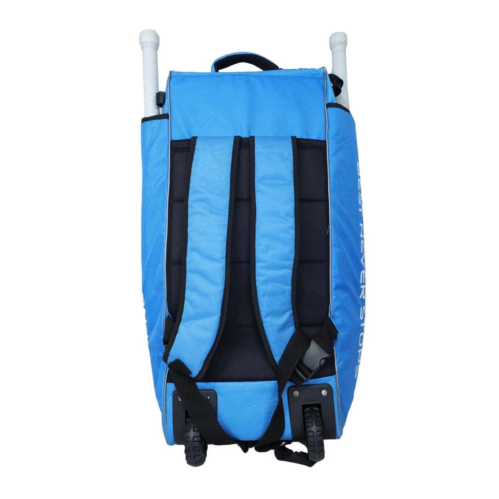 SS Force Cricket Duffle Kit Bag Sky Blue with Wheels