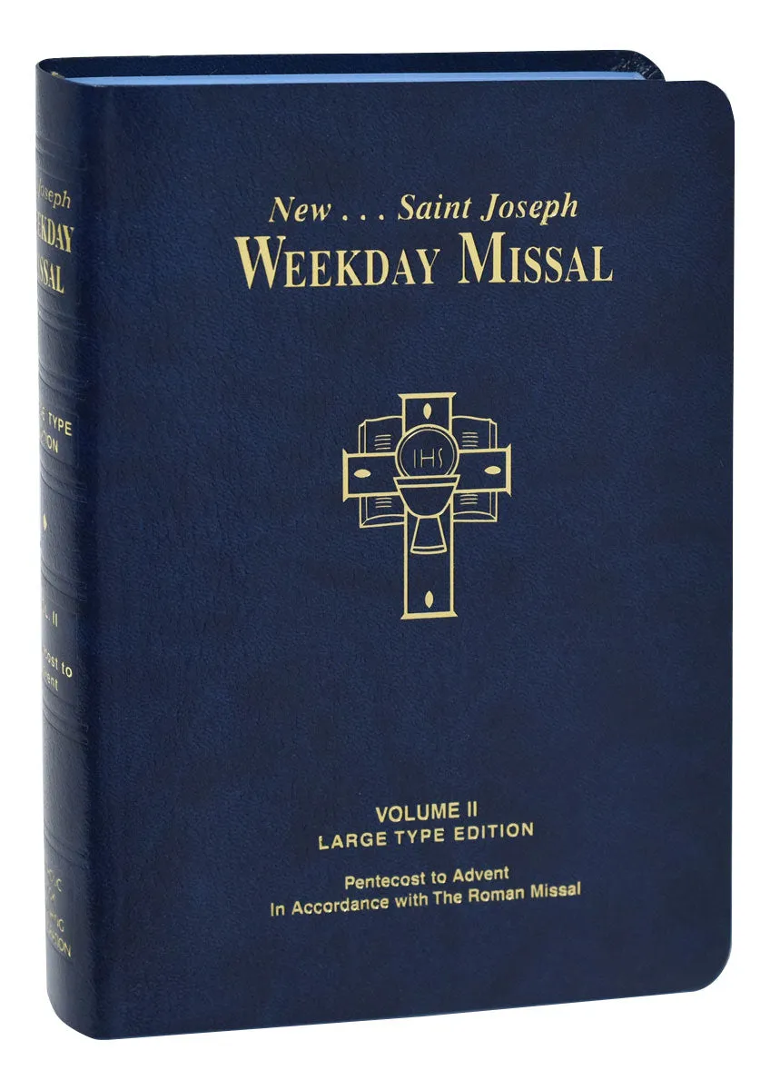 St. Joseph Weekday Missal, Volume II (Large Type Edition) Pentecost To Advent