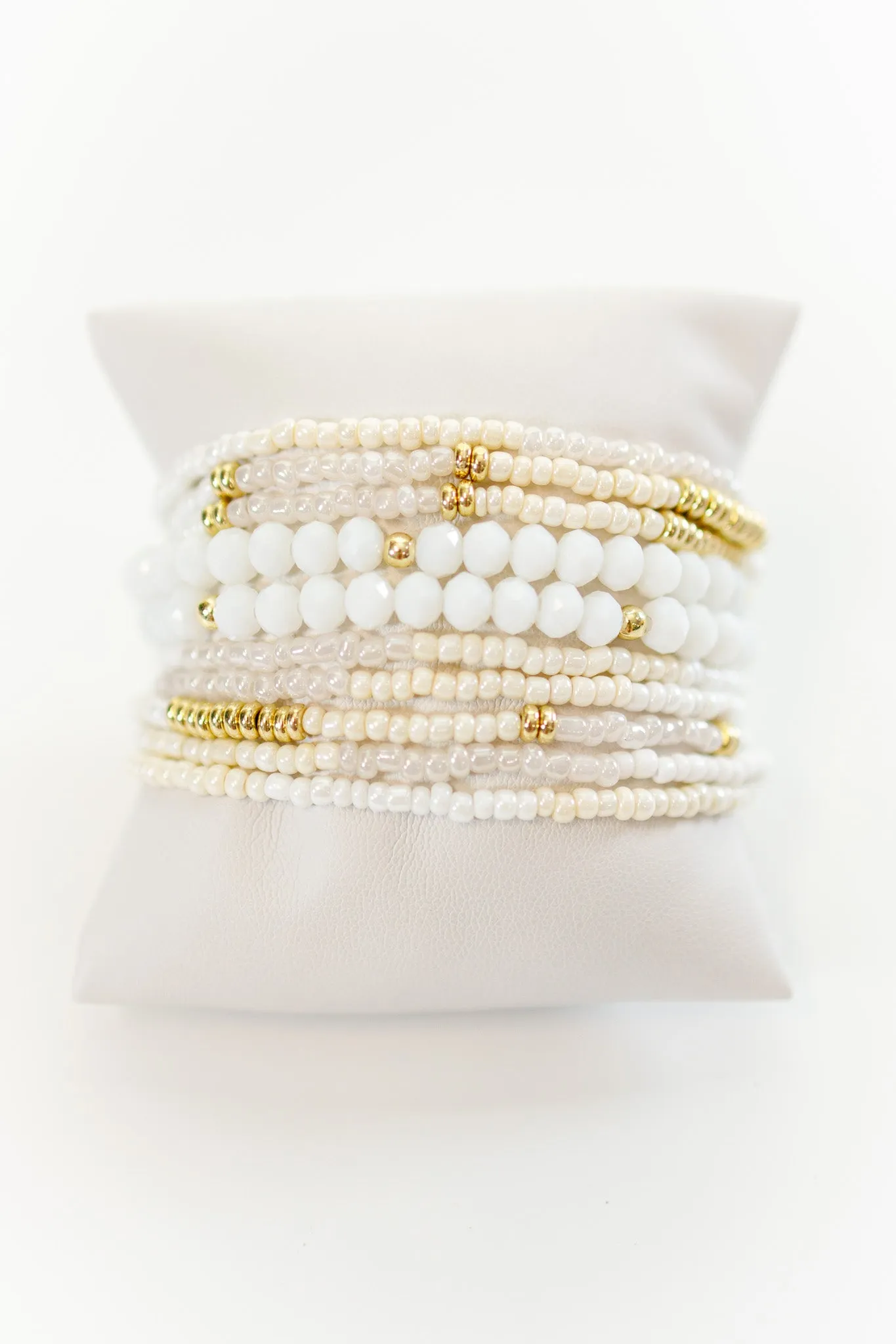 Stackable Layered Bead Bracelet, VARIOUS