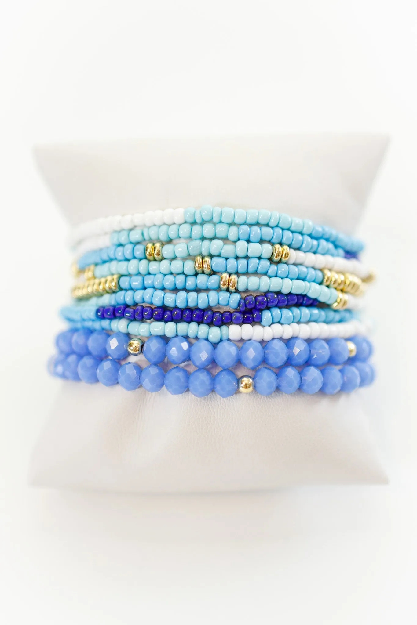 Stackable Layered Bead Bracelet, VARIOUS