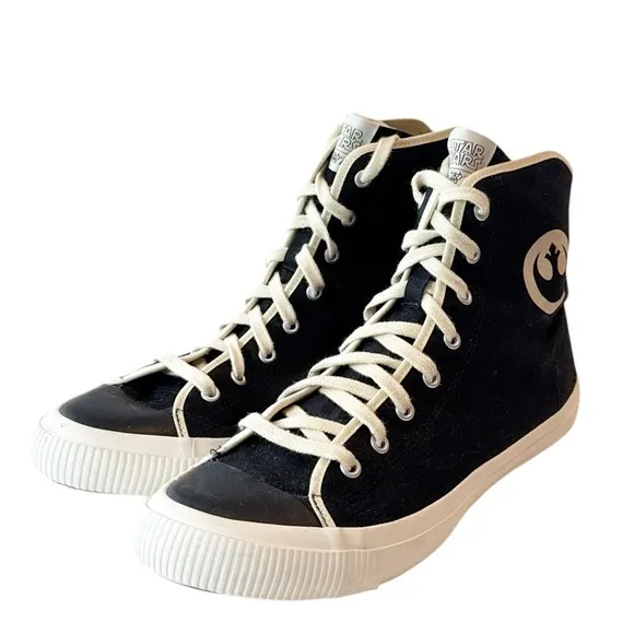 Star Wars Po-Zu Resistance Sneaker Limited Edition Black White Laces Size 12