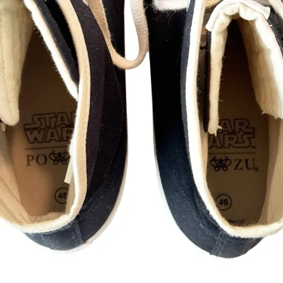 Star Wars Po-Zu Resistance Sneaker Limited Edition Black White Laces Size 12