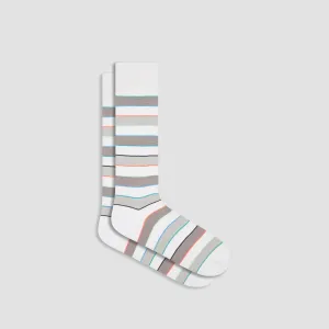 Striped Mid-Calf Socks