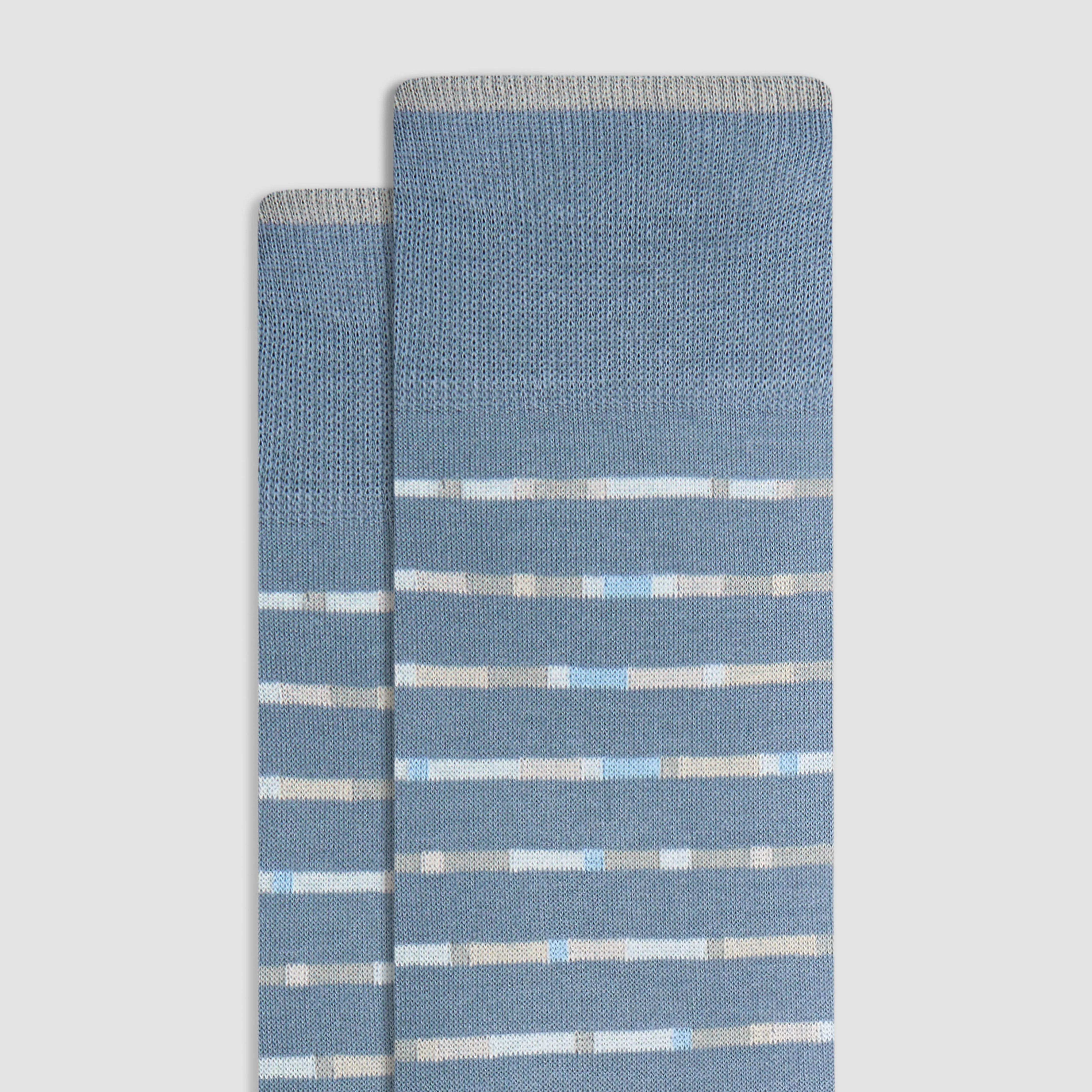 Striped Mid-Calf Socks