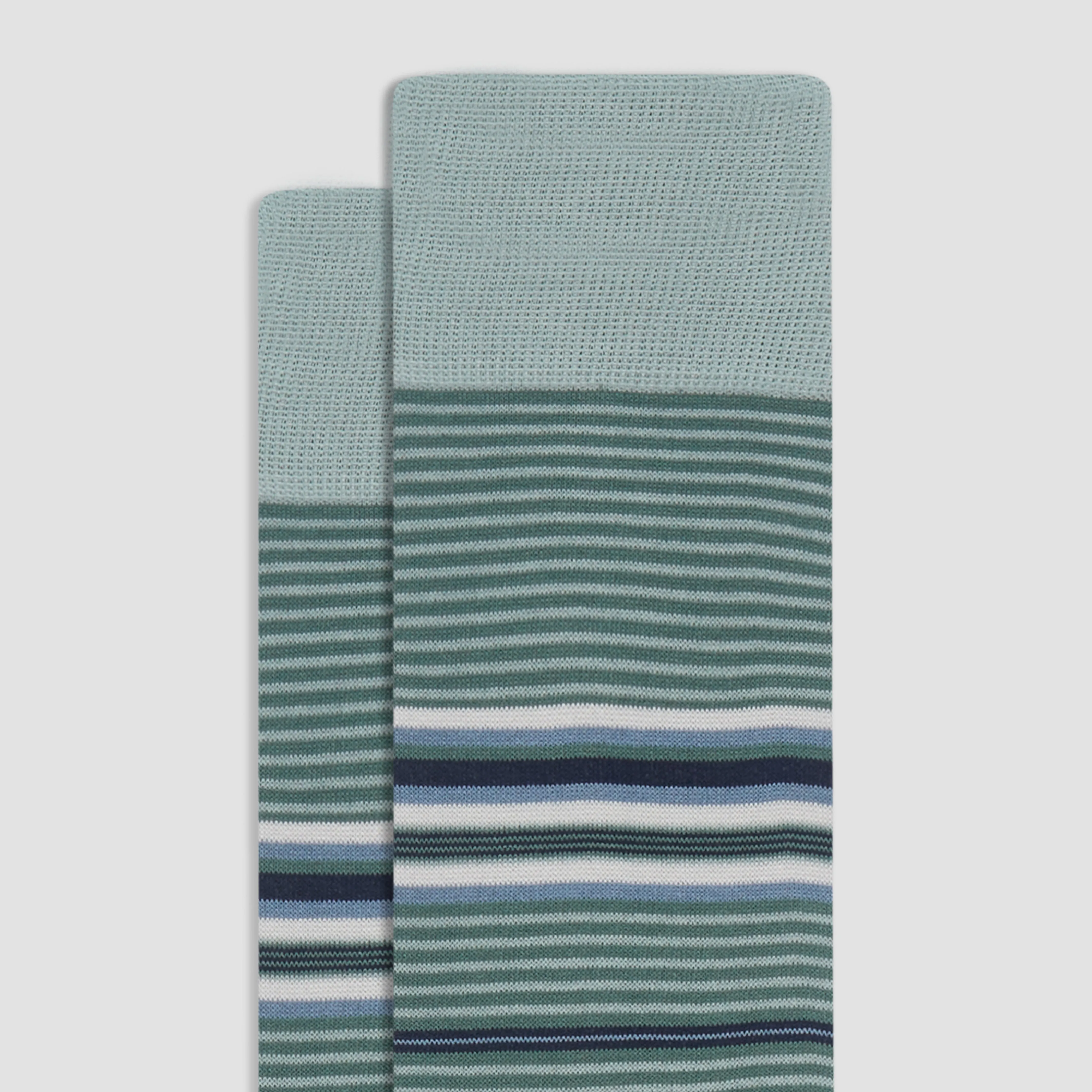 Striped Mid-Calf Socks