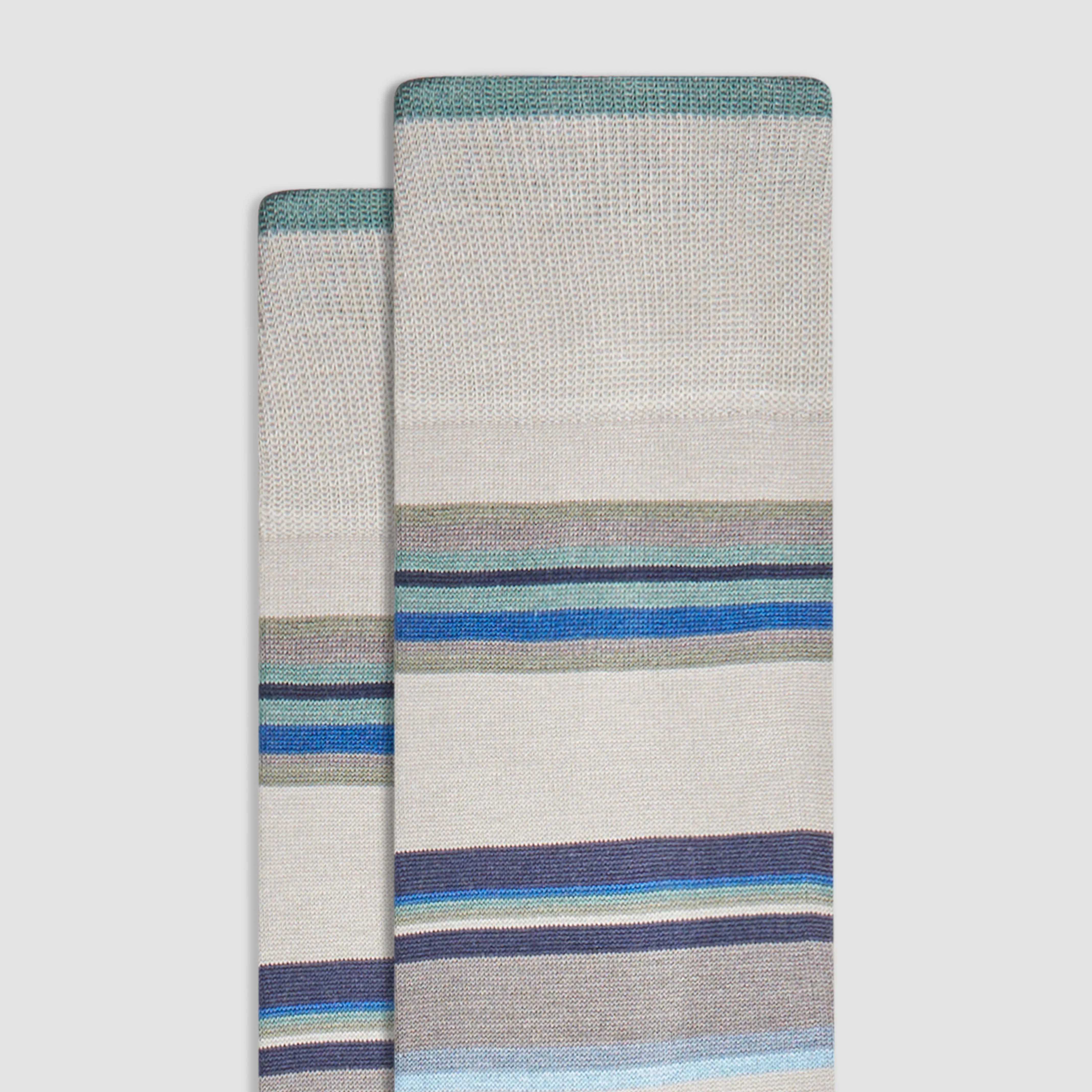 Striped Mid-Calf Socks