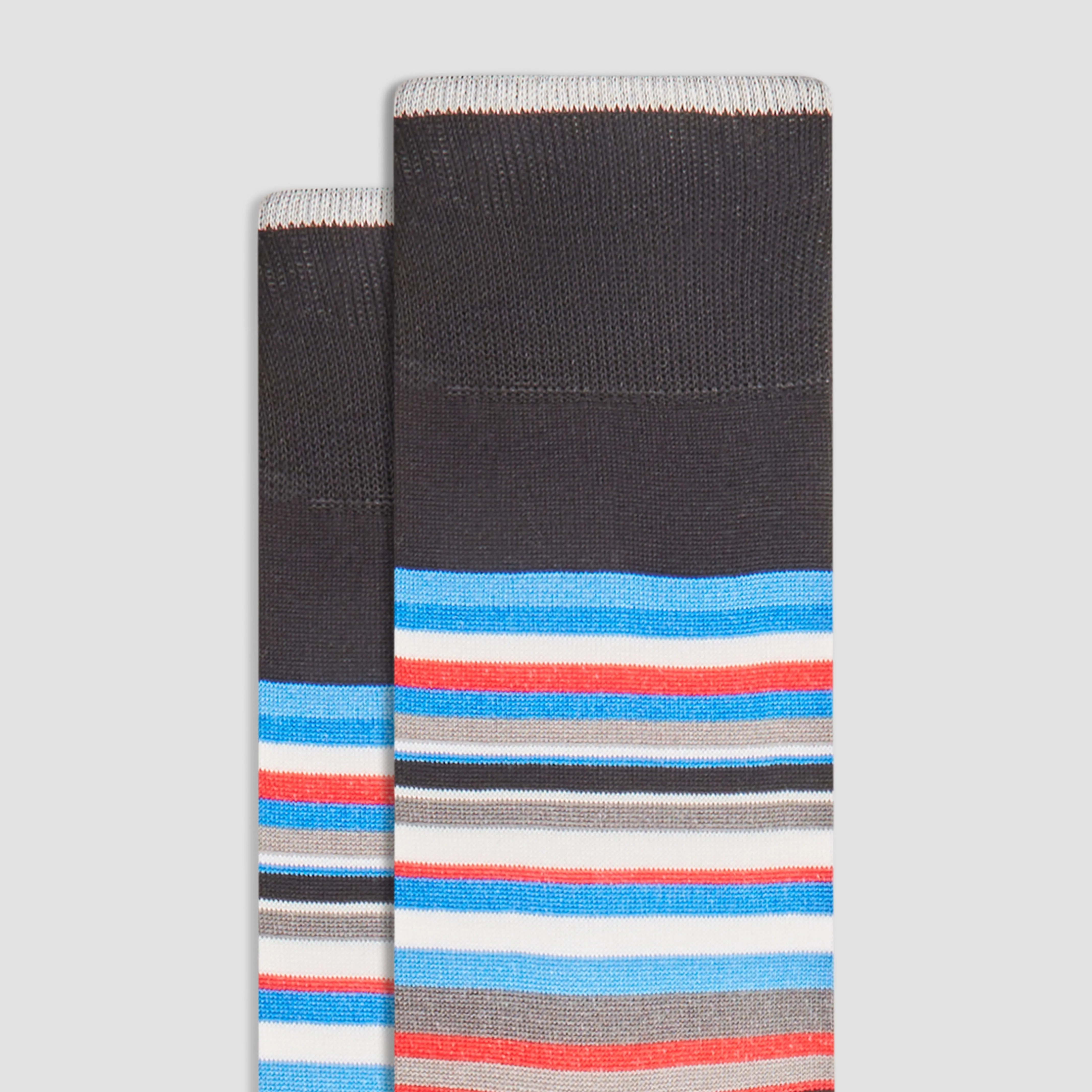 Striped Mid-Calf Socks
