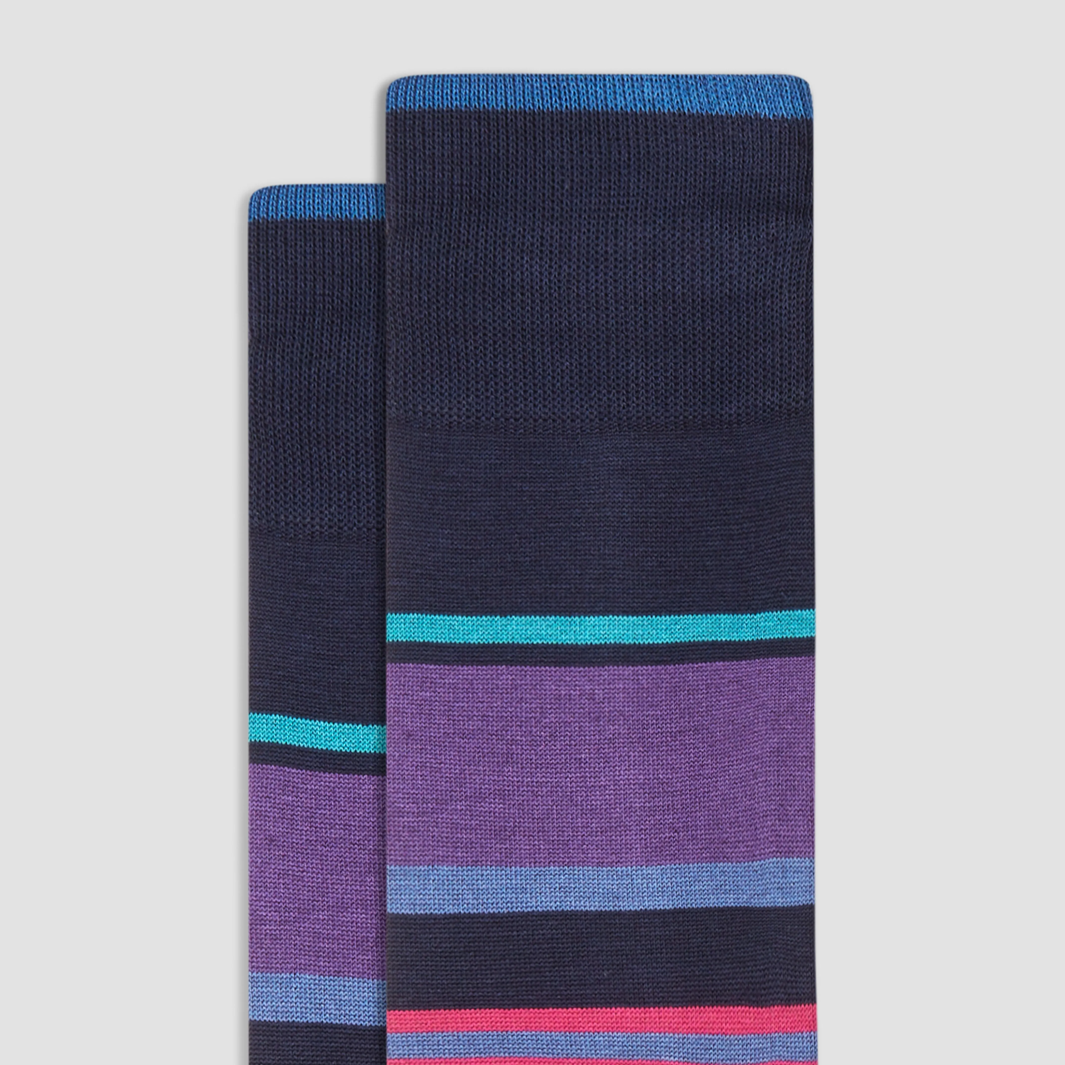 Striped Mid-Calf Socks