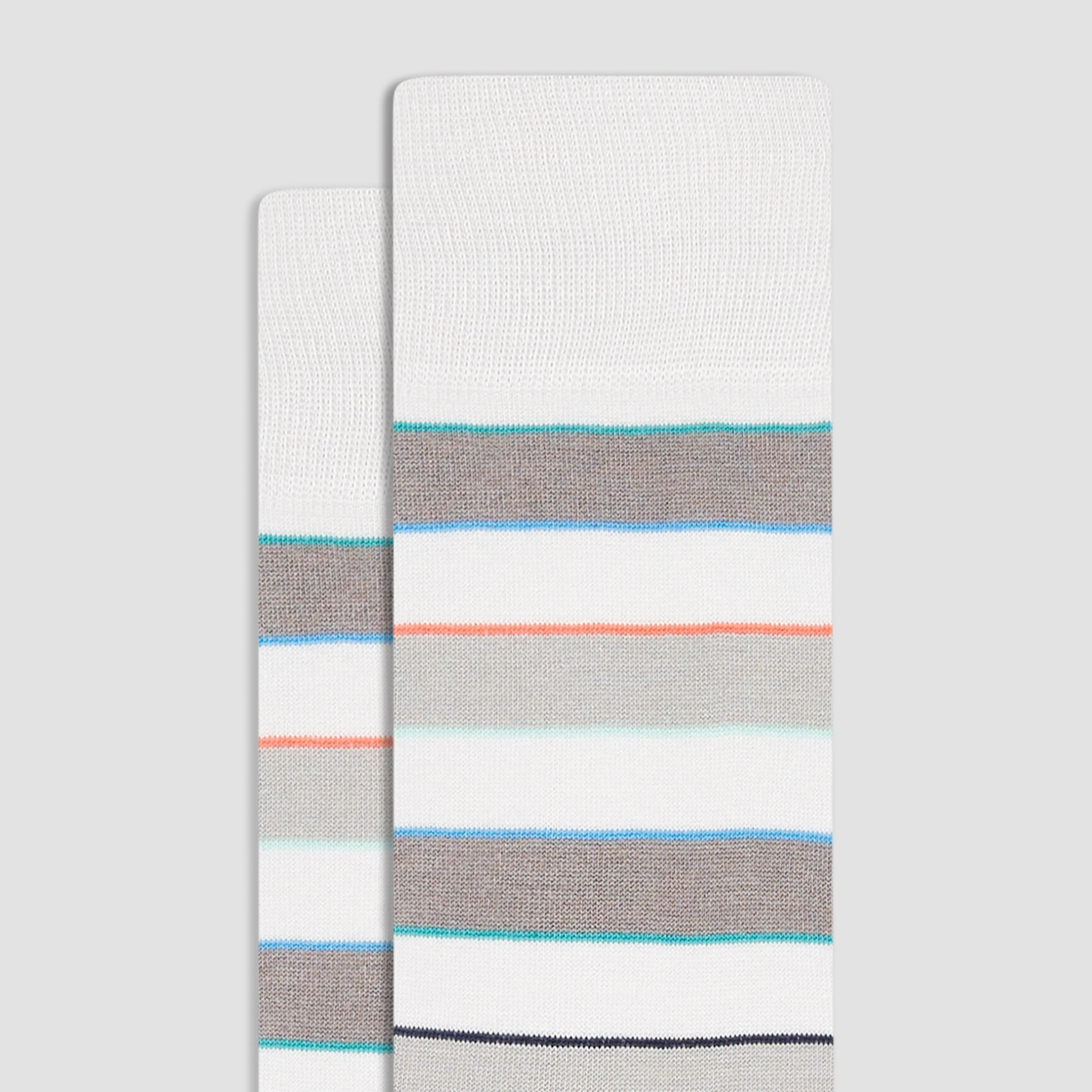 Striped Mid-Calf Socks