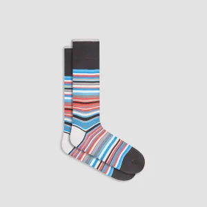 Striped Mid-Calf Socks
