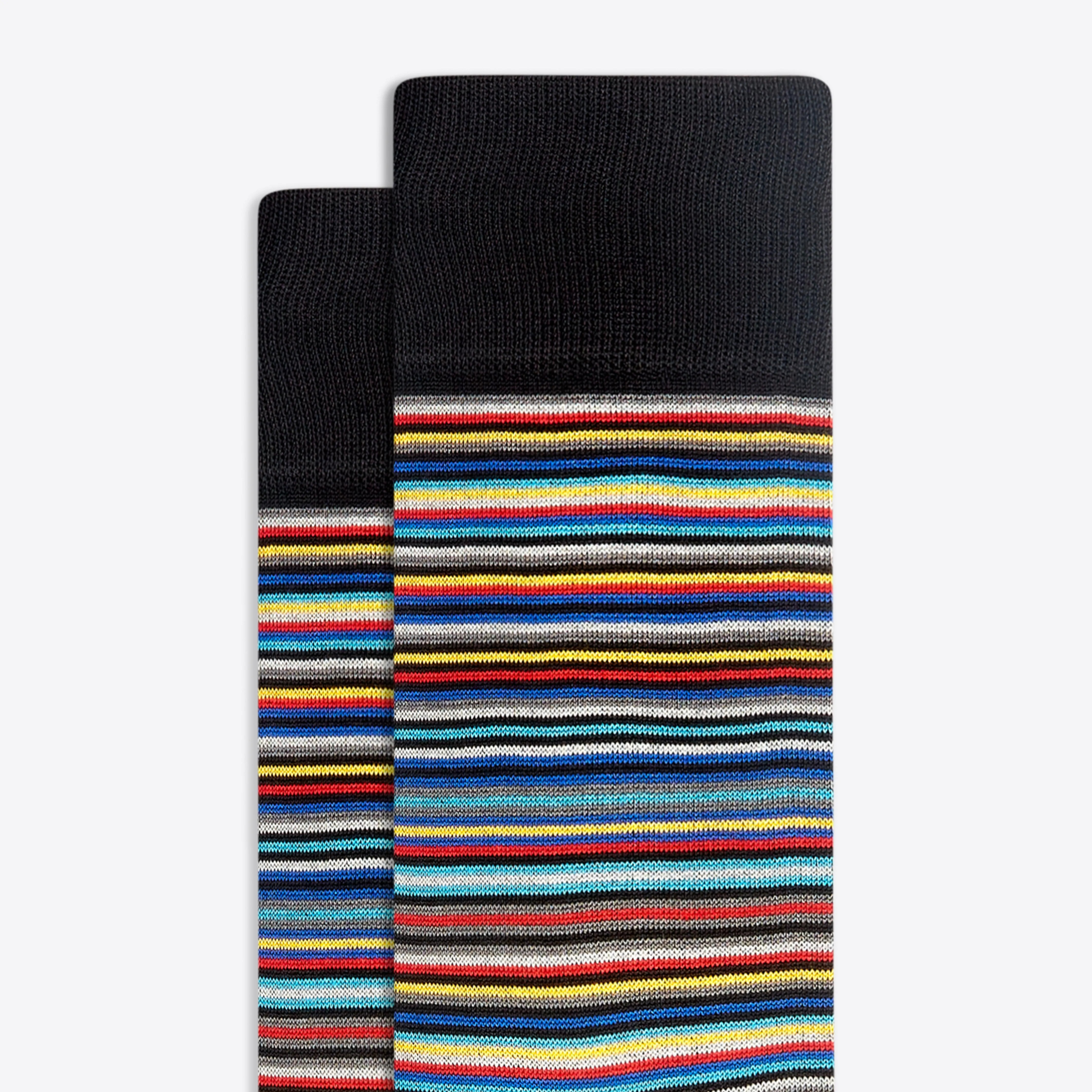 Striped Mid-Calf Socks