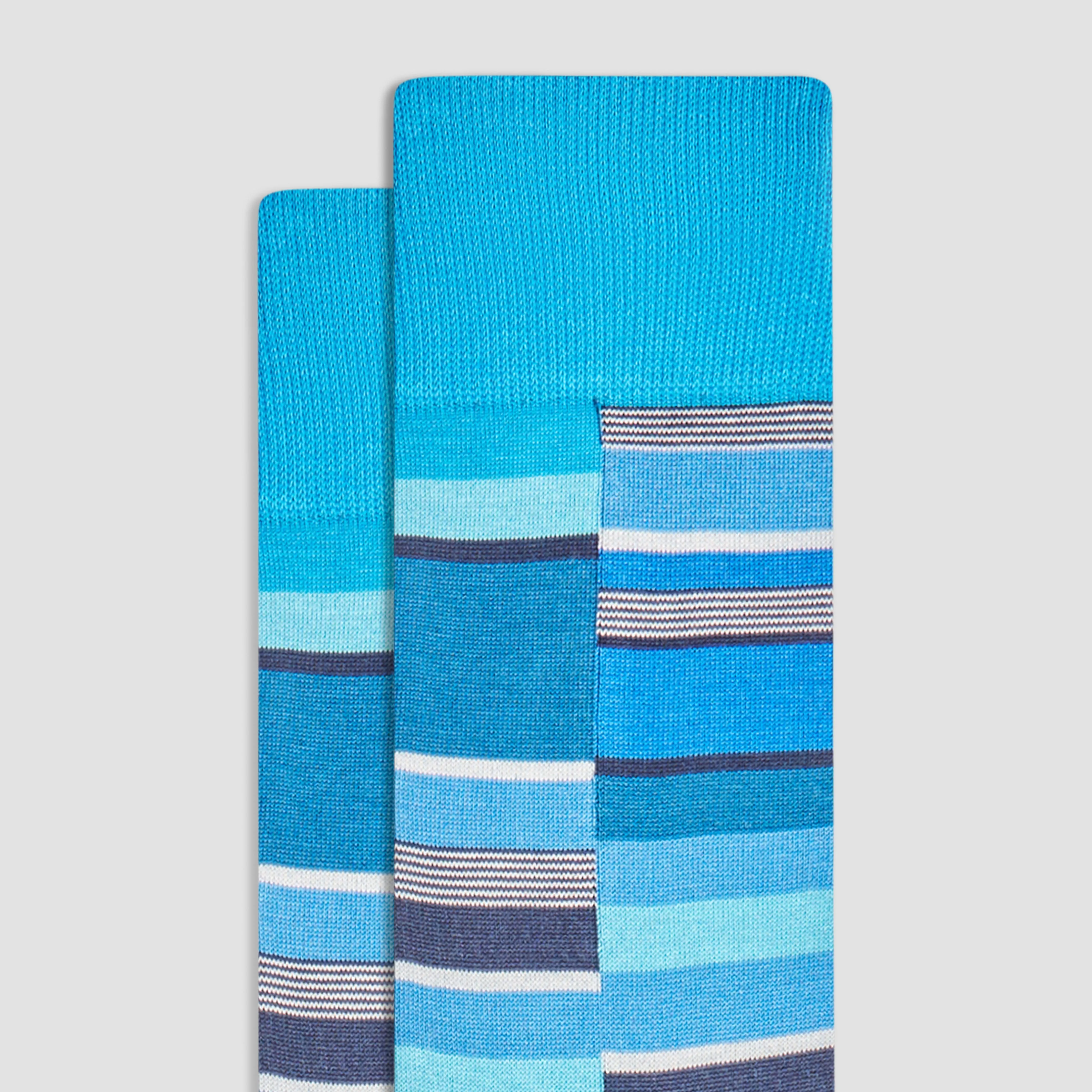 Striped Mid-Calf Socks