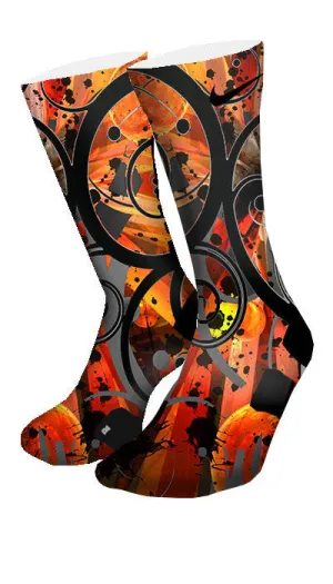 System 8 Challenge Red Custom Elite Socks
