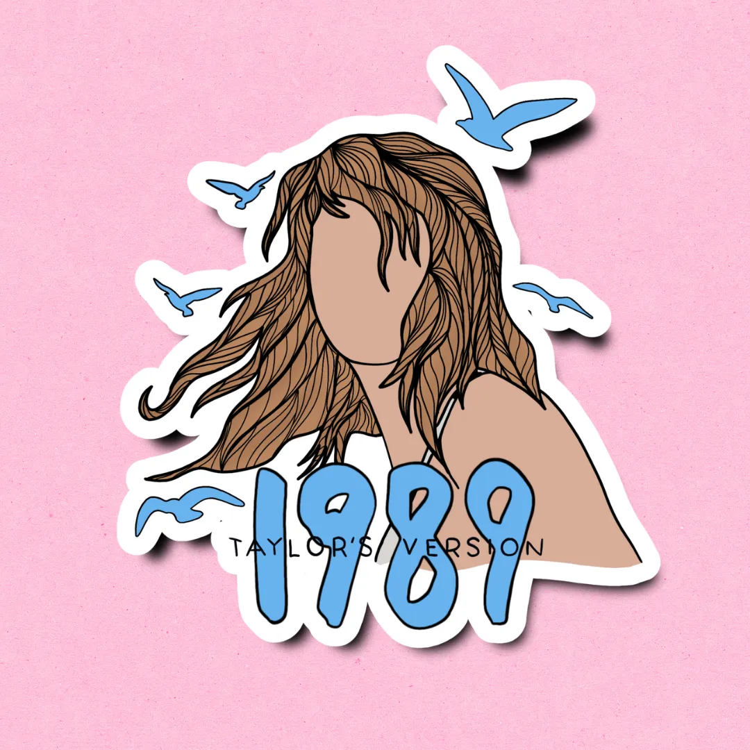 Taylor Swift Waterproof Sticker/ Taylor’s Version 1989