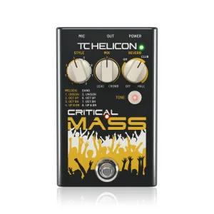 TC Helicon Critical Mass Vocal Effects Pedal (000-CGT00)