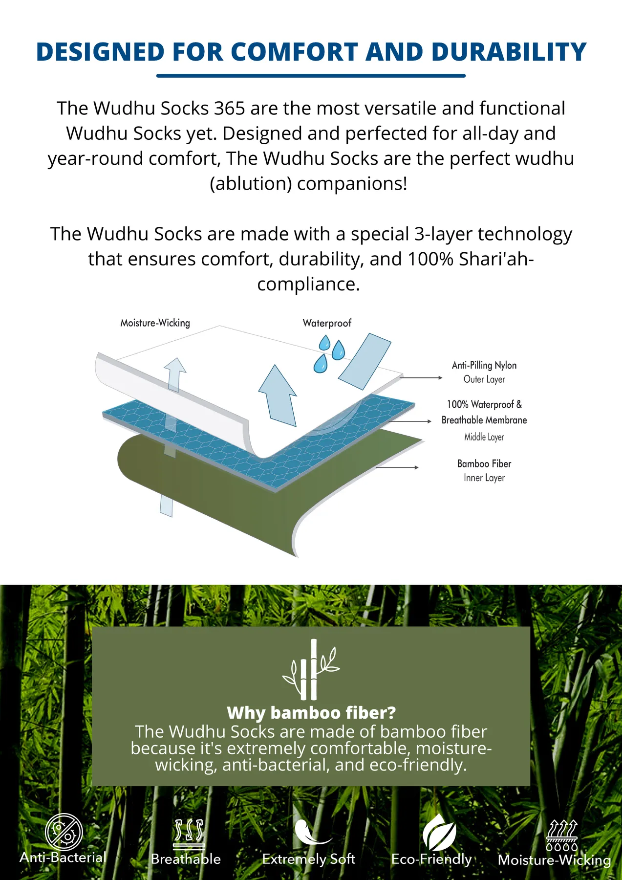 The Wudhu Socks - Family Pack